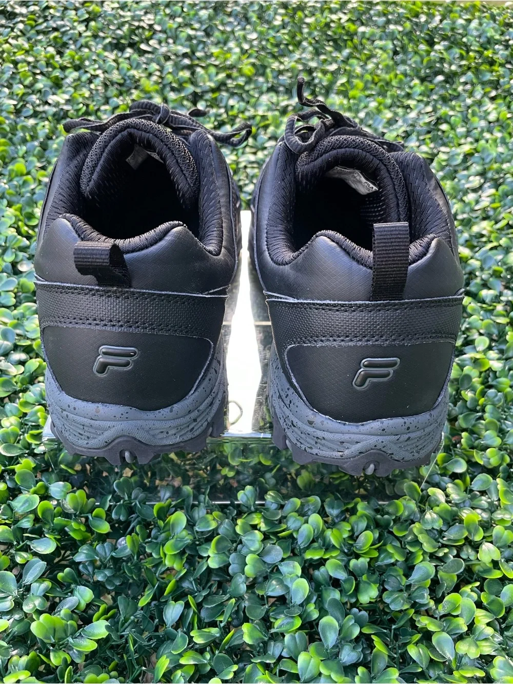 Fila Men's Black Trail Walking Shoes - Lightweight Comfort